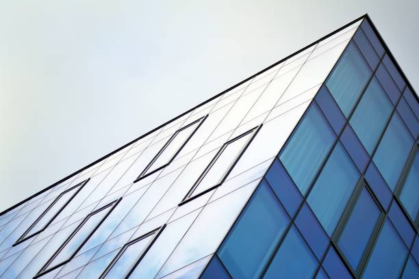 istock Glass curtain wall of modern office building 1029424762
