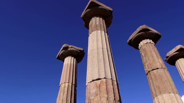Assos (Behramkale), ruins of ancient acropolis, Turkey