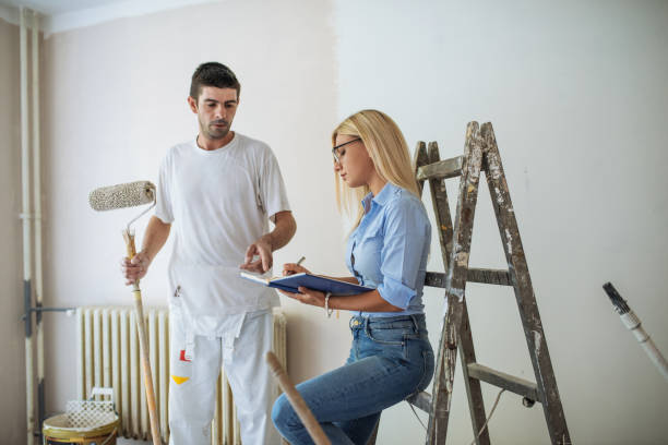 property service - architect painters and workers