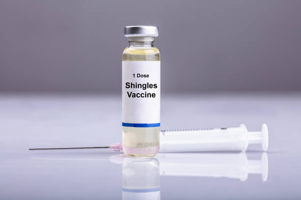 istock Close-up Of Shingles Vaccine And Syringe 1029428038