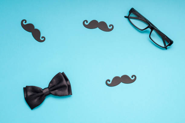 istock Paper moustaches for men fathers dad concept 1029441234