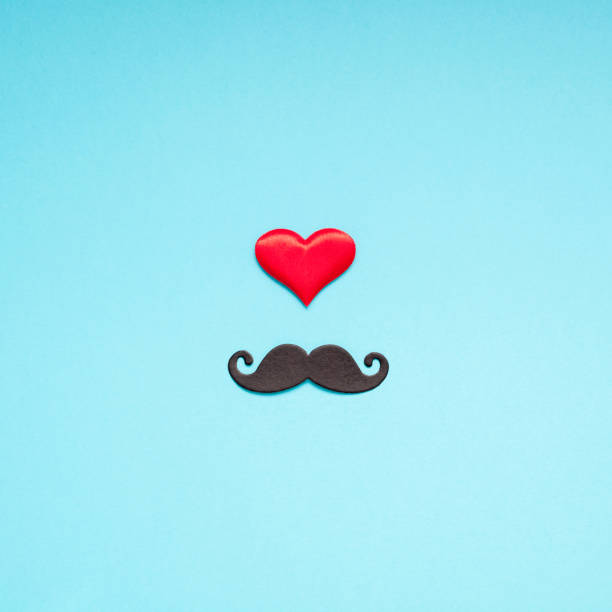 istock Paper moustaches for men fathers dad concept 1029441346