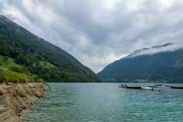 istock Lago di Santa Croce Italy (lake view) 1029458194