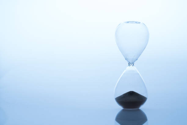 istock Sand clock, business time management concept 1029464040
