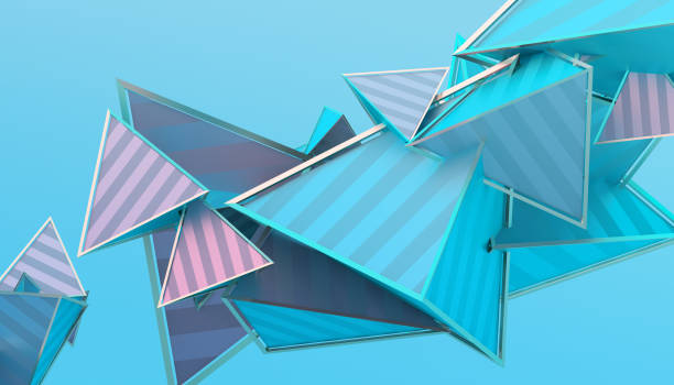 istock Abstract 3D Rendering of Geometric Shapes 1029467046
