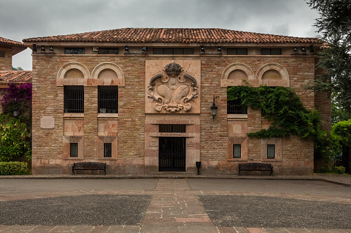 COVADONGA, OVIEDO (SPAIN) - JUNE, 24th 2017: Historical Museum of the Badilica of Santa Maria La Real