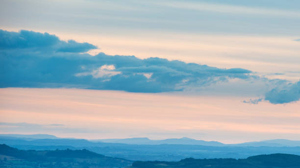 istock Beautiful dramatic Summer sunset landscape over English countryside with stunning light 1029482462
