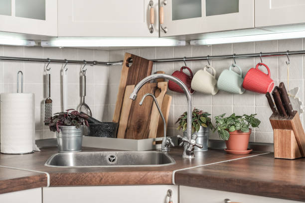istock domestic kitchen with water faucet 1029489722