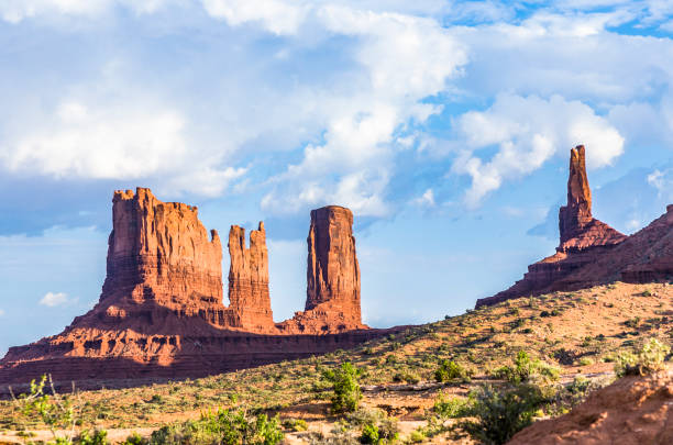 istock giant sandstone formation in the Monument valley 1029492106