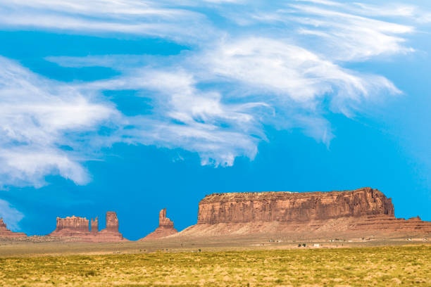 istock giant sandstone formation in the Monument valley 1029492270