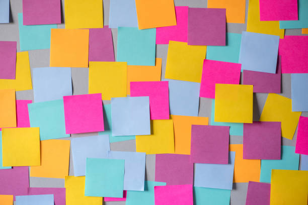istock Full Frame Shot Of Colorful Adhesive Notes 1029507534