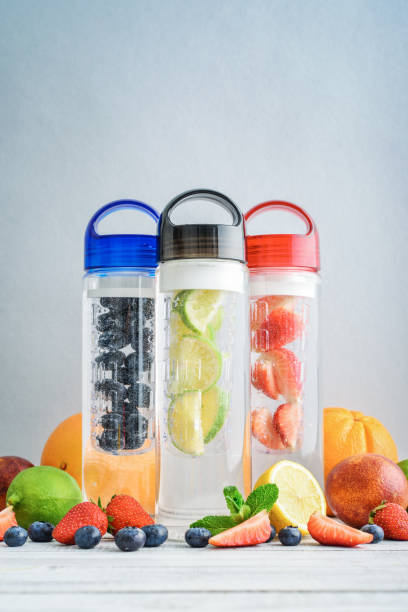 istock Infused detox water in bottles 1029511150