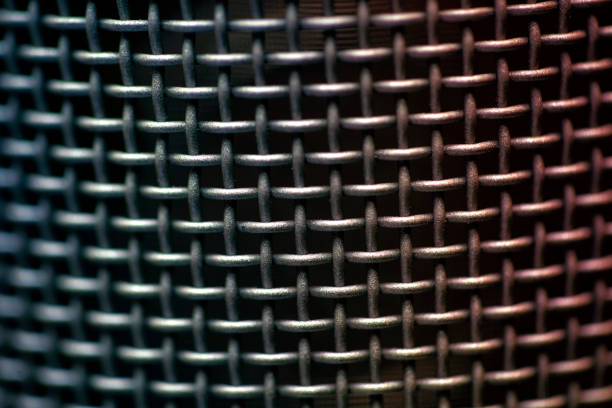 Mic Net Texture Microphone Mesh Textured Metal Stock Photos, Pictures & Royalty-Free ...