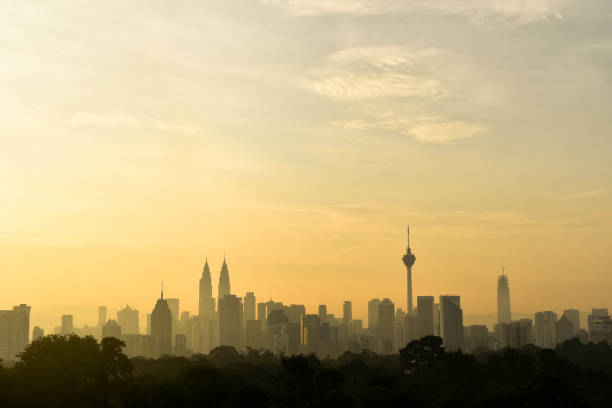 istock Silhouette Buildings In City Against Sky During Sunset 1029529514