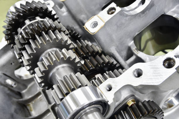 istock Maintenance of large motorcycle engine 1029544898