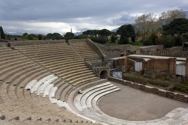 Amphitheater, located in the ancient city of Pompeii