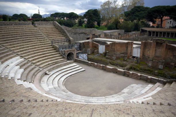 istock Ruins of Pompeii amphitheater 1029549534