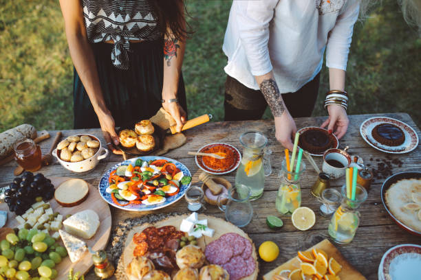 istock Preparing food for picnic in the nature 1029579964