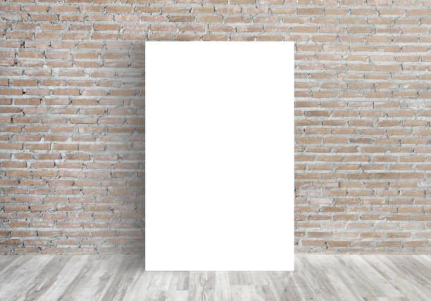 istock White Blank Poster in old brick wall 1029621860