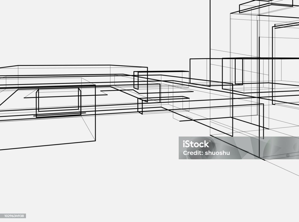Typical Line Structures Geometric Line Structure Pattern Stock Illustration - Download Image ...