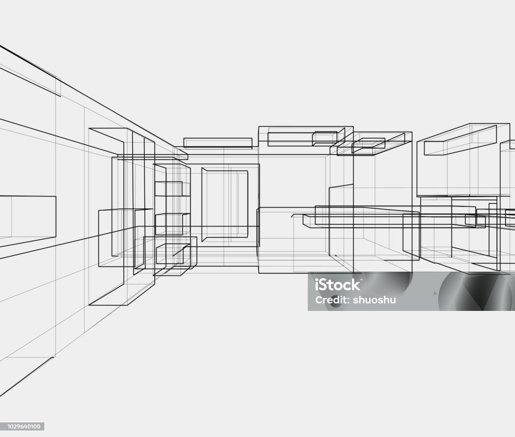 Typical Line Structures Geometric Line Structure Pattern Stock Illustration - Download Image ...