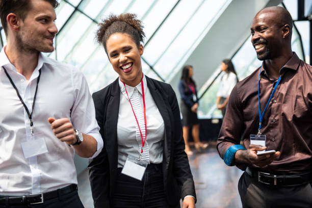 istock Business People Walking Through the Corridor 1029650260