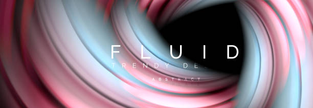 istock Flowing glowing color motion concept, trendy abstract layout template for business or technology presentation or web brochure cover, wallpaper 1029668292