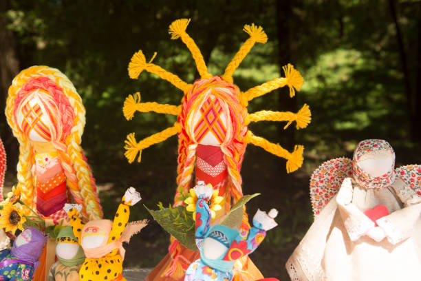 istock Doll Mardi Gras charm on seeing winter and happy year 1029668848