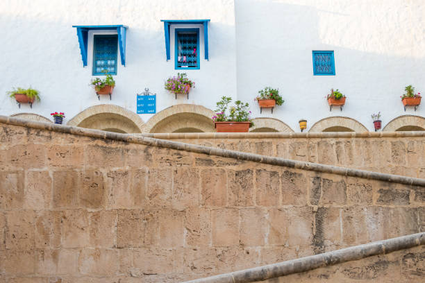 Streets and buildings, Yasmine Hammamet, Tunisia