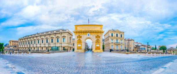 istock Arc de Triomphe in Montpellier, France 1029674702