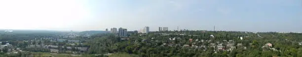 Photo of Panorama of the city from the hills and mountains