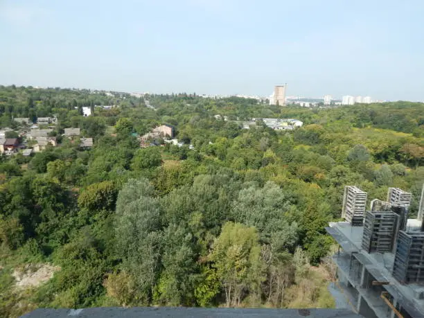 Photo of Panorama of the city from the hills and mountains