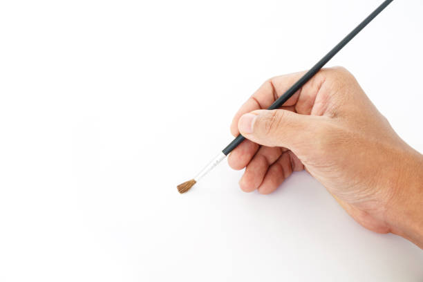istock hand paint brush set tool art  on white background 1029704830