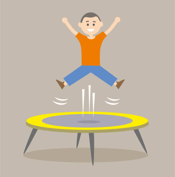 Springen Animation 3.900+ Grafiken, lizenzfreie Vektorgrafiken und Clipart zu Trampolin ...