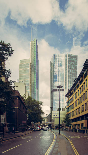 istock Street view with Building 1029726704