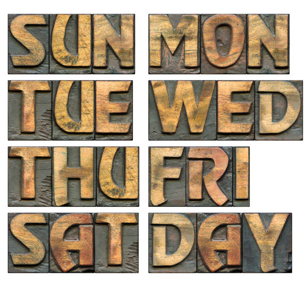 istock weekdays set wooden 1029734890