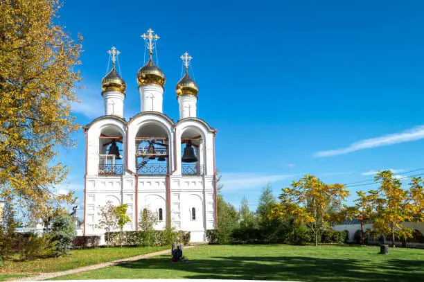 Belfry of the Church in the Russian province