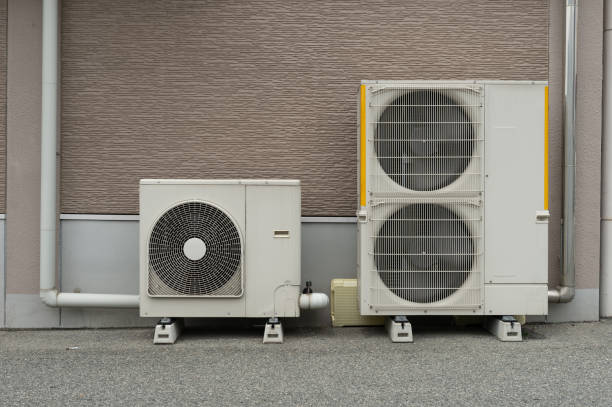 istock Air compressor installation on pedestal.outdoor 1029747288