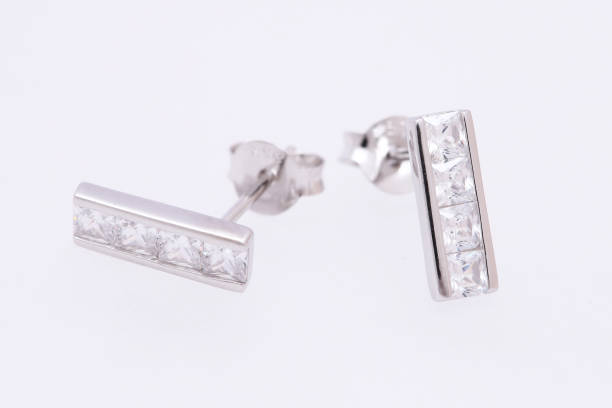 istock Fashion earring on white background 1029755906