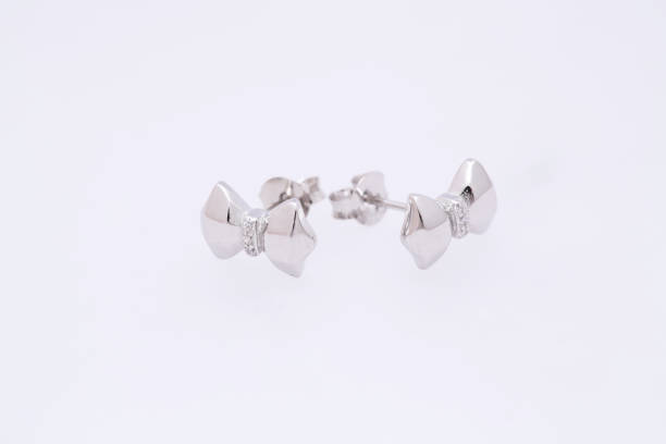 istock Fashion earring on white background 1029756106