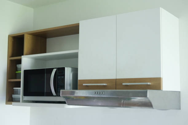 istock Interior design of clean modern kitchen in apartment 1029758628