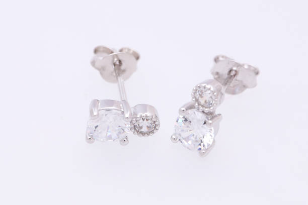 istock Fashion earring on white background 1029759644