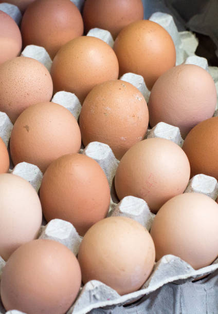 istock Chicken Eggs in Borough Market, London 1029773892
