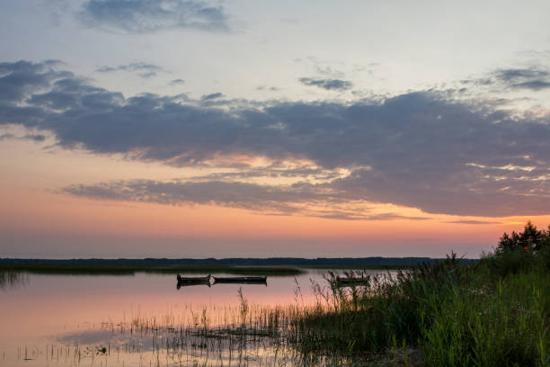 istock Sunrise on Svityaz lake 1029783882