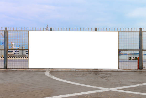 istock A blank billboard ready for new advertising on the harbor fence 1029786040