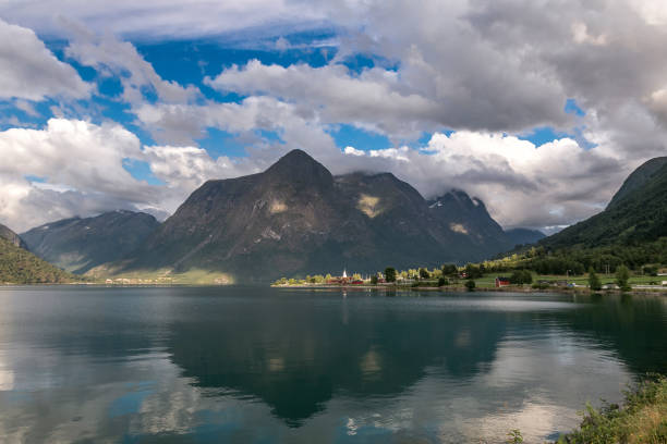 istock Norway. Lake and mountain. 1029786094
