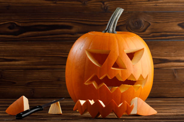 istock Carving Halloween pumpkin 1029794958