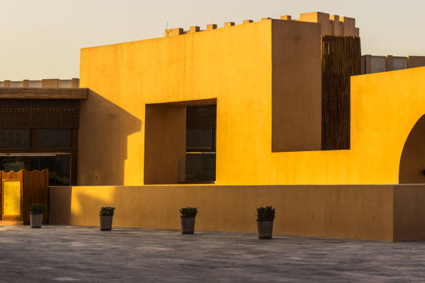 istock Middle Eastern Square Architecture Desert Building Exterior Detail 1029798062