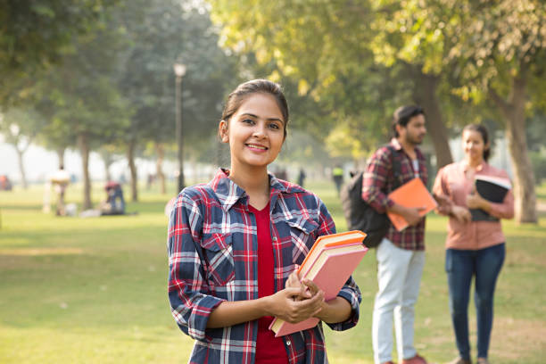 istock Happy female student - Stock image 1029798404