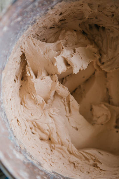 istock decorative plaster painted putty bucket for work walls 1029798656